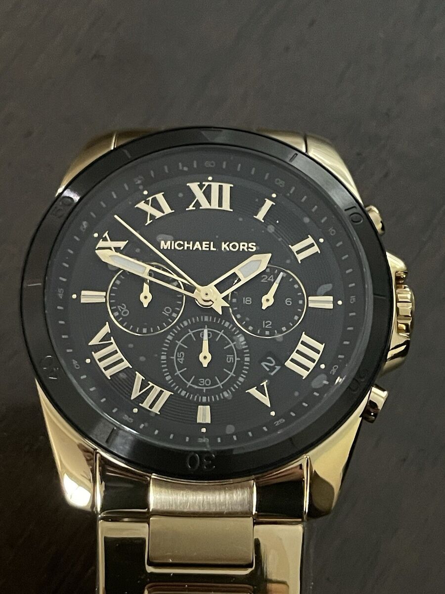 Michael Kors Mens Watch MK-9184 Chronograph black & gold | eBay Michael Kors Mens Watch MK-9184 Chronograph black & gold | eBay