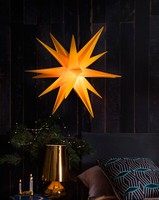 AußEnstern Gelb 3D Weihnachtsstern 55Cm Adventstern Leucht Stern AußEn Faltstern