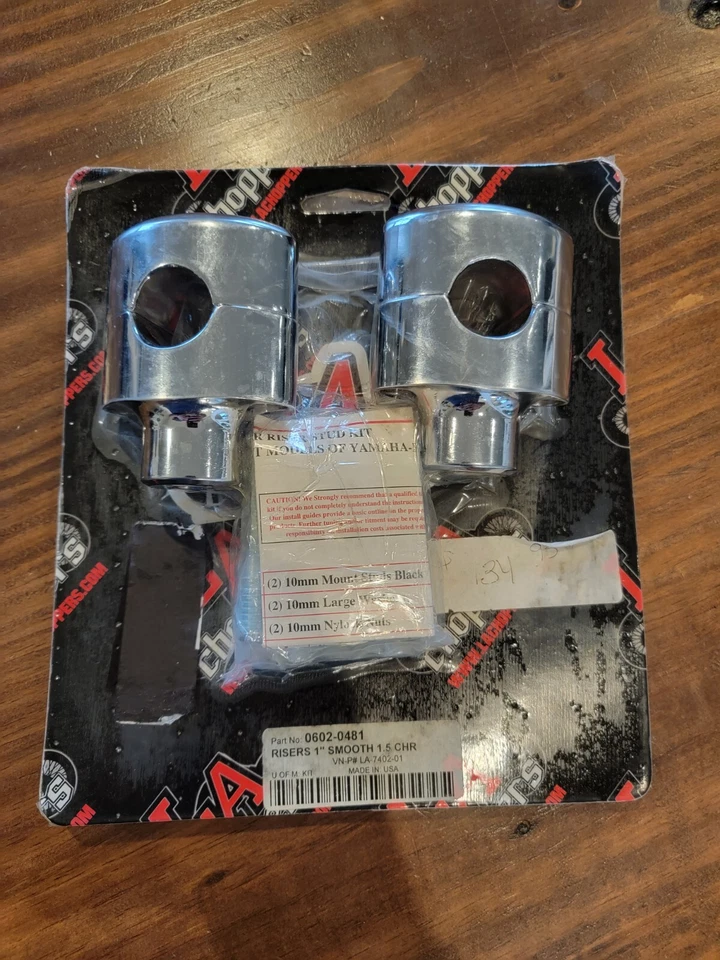 LA CHOPPERS ELEVADOR 1" LISO 1.5" CHR LA-7402-01 0602-0481 Foto 2 de 3