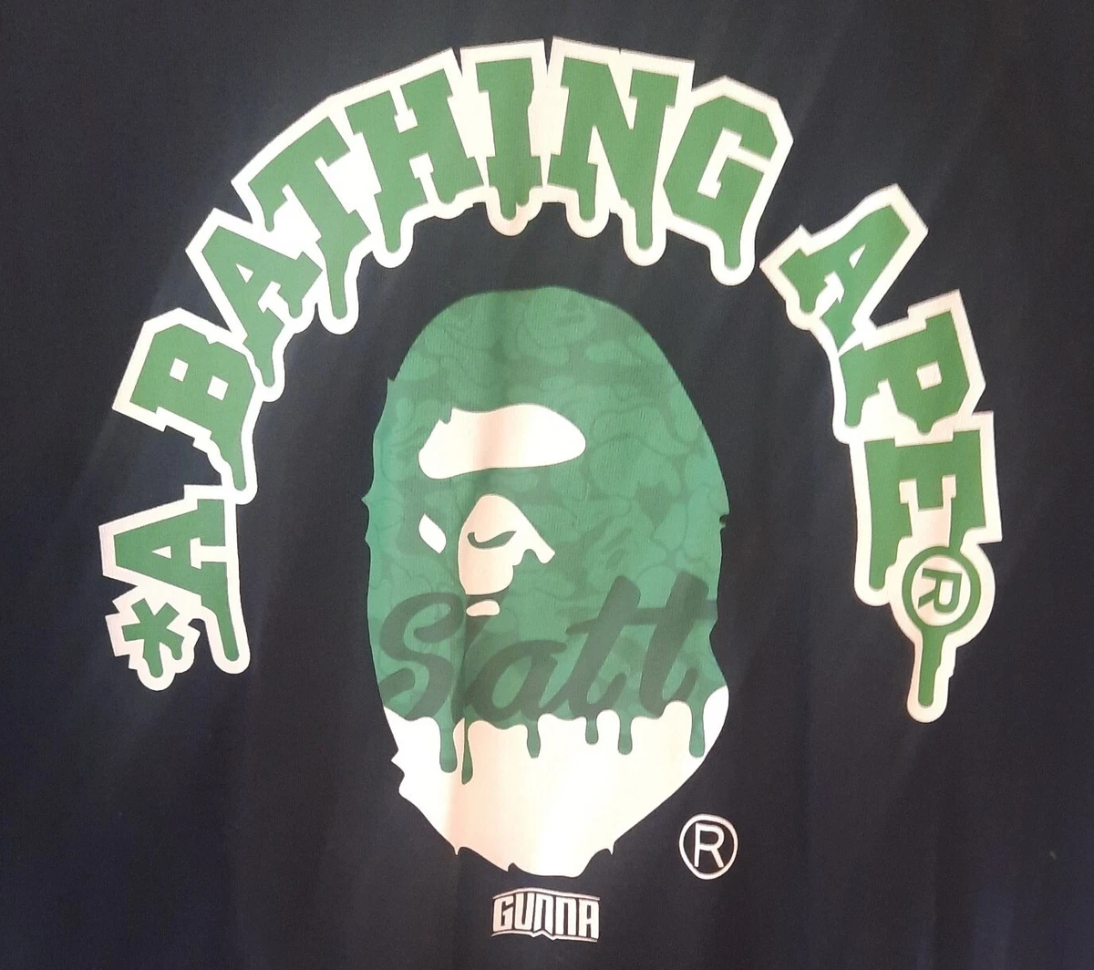 BAPE x GUNNA Tee White/Green