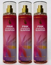 3 Bath  Body Works PINK PINEAPPLE SUNRISE Fine Fragrance Mist Body Spray 8 oz