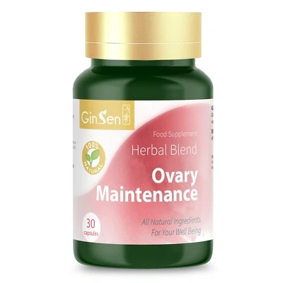GinSen Ovary Maintenance Tablets Capsules Natural Healthy Ovulation