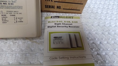 BRAND NEW LINEAR D-8C Eight-Channel Receiver - Picture 4 of 6