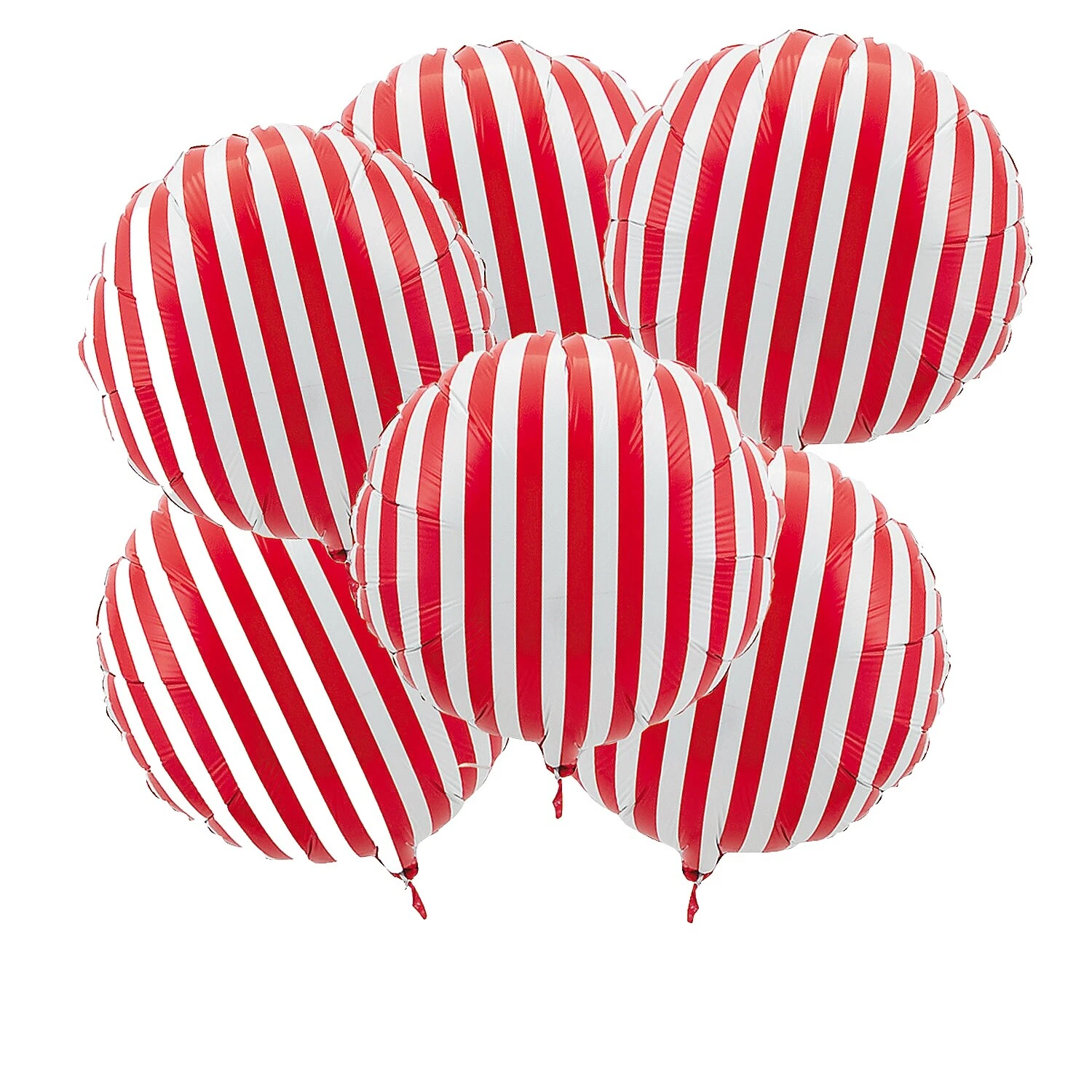 Striped Party Balloons