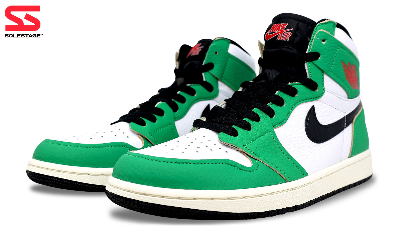 本格派ま! Nike TD Air Jordan 1 Lucky Green 8cm スニーカー