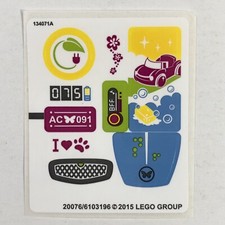LEGO STICKER SHEET 41091 Friends Mia's Roadster Decals Stickers