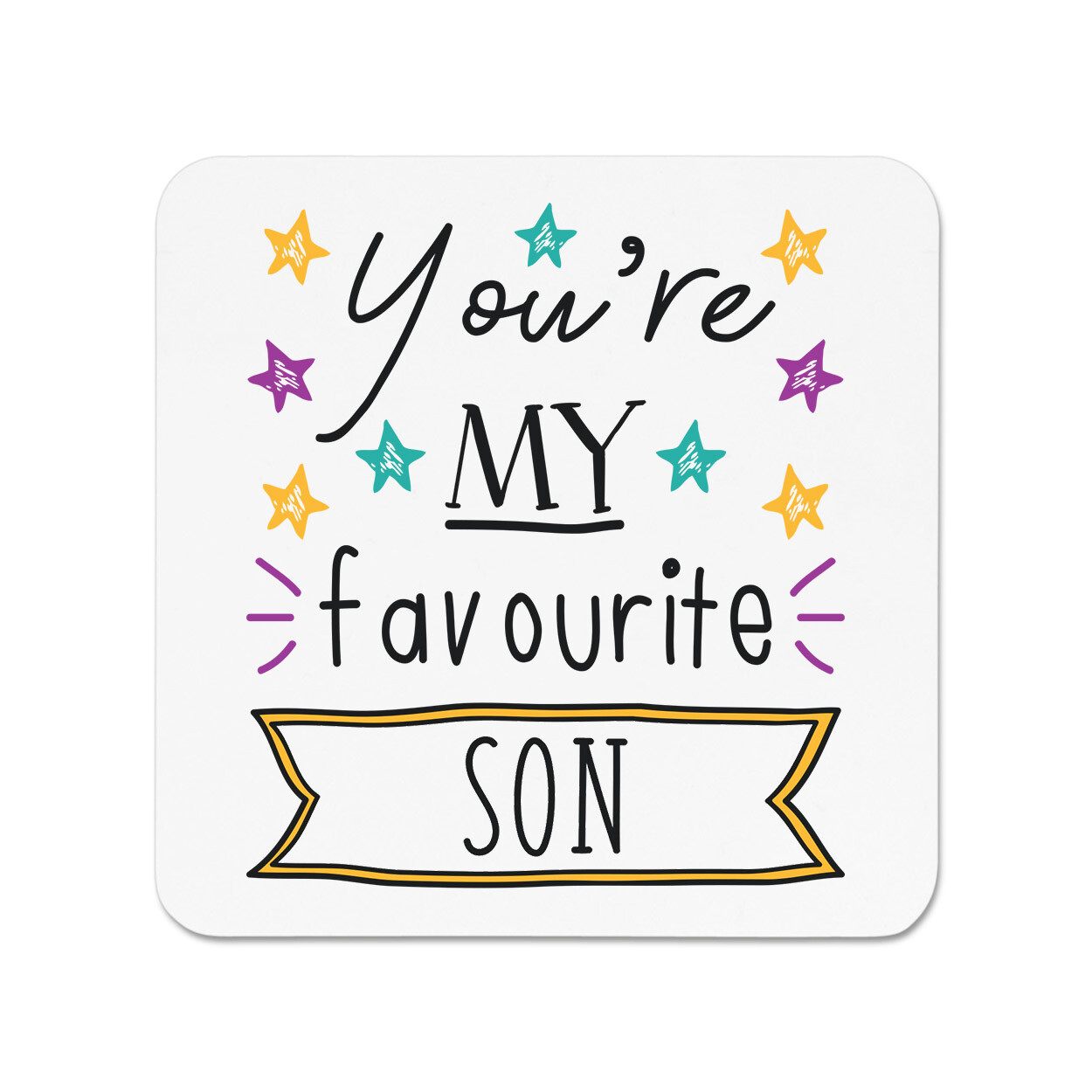You're My Favourite Son Stars Fridge Magnet Worlds Best Awesome Family Funny