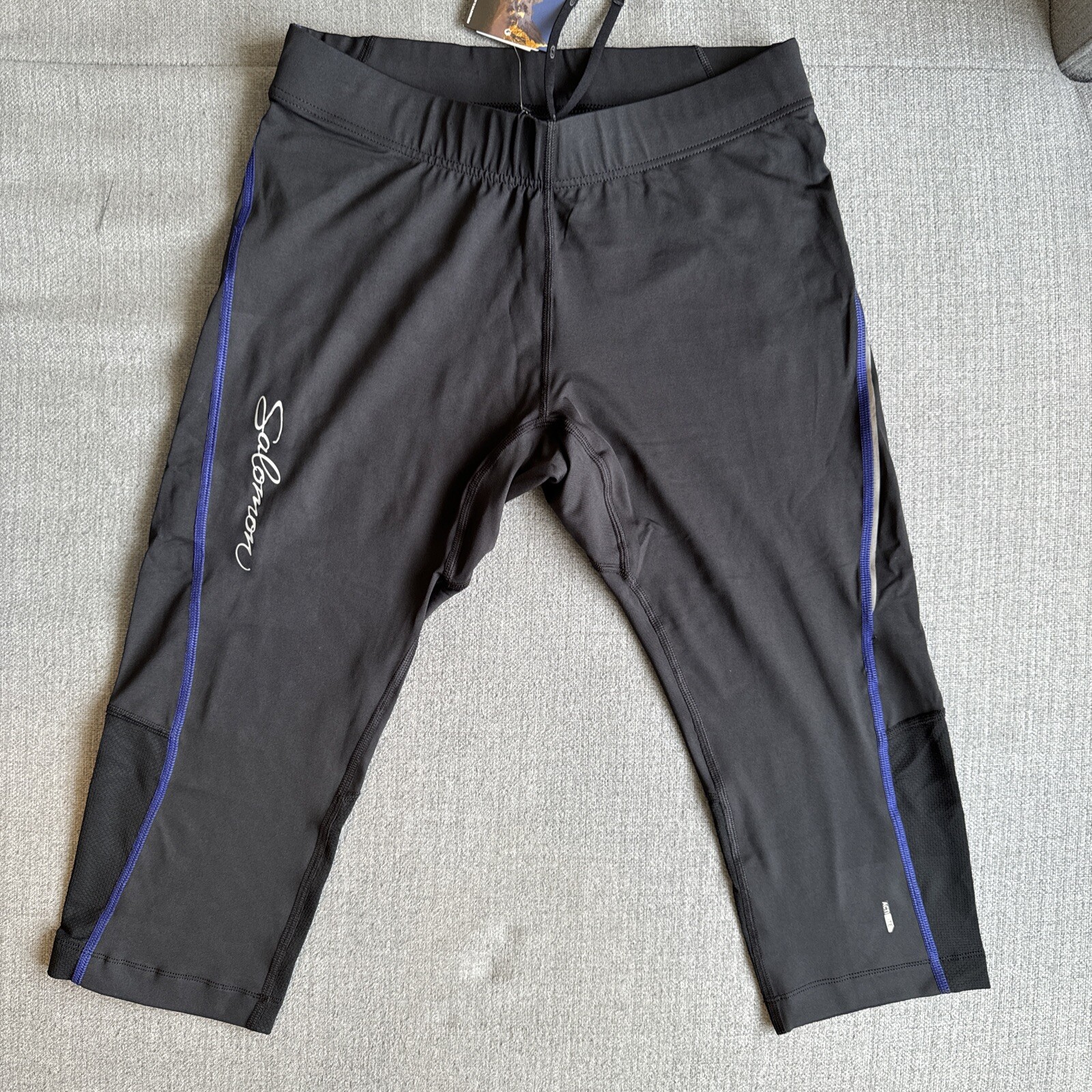 SALOMON TRAIL IV 3 4 TIGHT WMN BLK BLU LGE (9229)