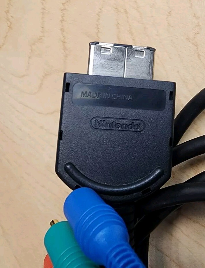 Nintendo GameCube Component Video Cable. Official & Authentic CIB eBay
