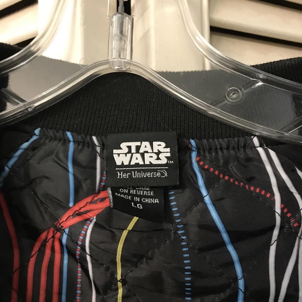 CHAQUETA BOMBER BORDADA RECUERDO 40 ANIVERSARIO STAR WARS RARA Grande Foto 2 de 4