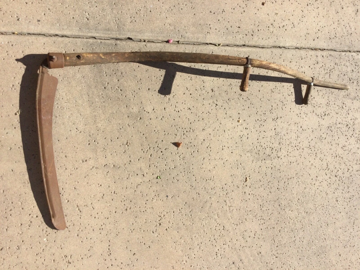 antique hay sickle