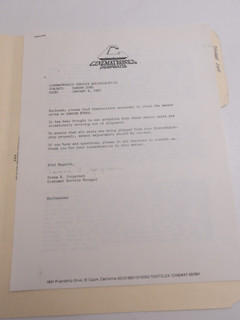 Cinematronics - Danger Zone- Service Bulletin (4 Pages) -NOS