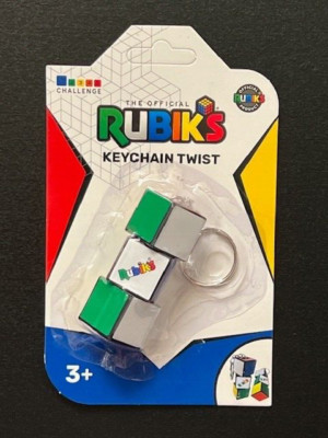 The Official Licensed Rubik's Keychain Twist Clip Play Fidget Collect