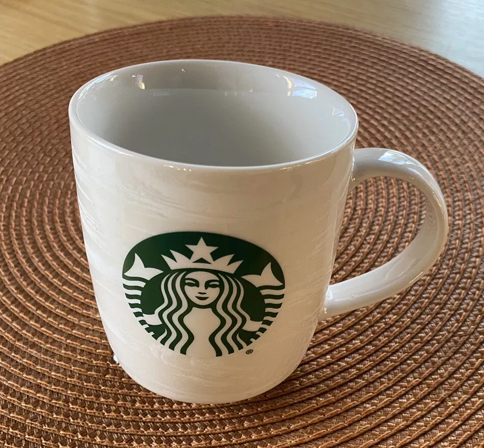 Starbucks Ceramic White 12 oz Coffee Mug Cup 2020 Classic Logo
