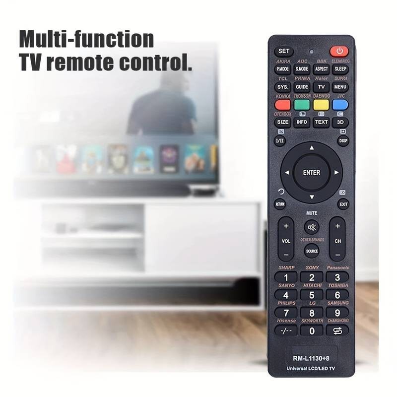 RM-L1130+X Universal TV Replacement Infrared Remote Control For