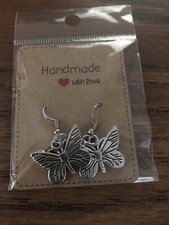 Butterfly Fashionable Earrings Hook Stainless Steel