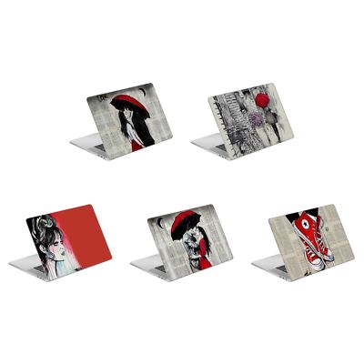 OFFIZIELLE LOUIJOVERART ROTE TINTE VINYL SKIN FOR APPLE MACBOOK AIR PRO 13 - 16