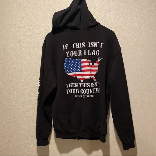 Outlaw American Honor Hoodie size Medium
