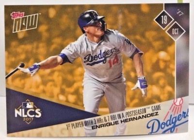 Enrique Hernandez 2017 Topps Jetzt Postseason Gratis La Dodgers #PSB-5 Sp/879