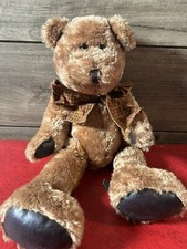 The Boyds Collection 1997 J B Bean Series Jointed Teddy Bear Brown Heavy