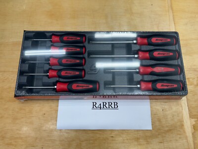 Snap-on Tools NEW 9pc RED Soft Grip T8 - T45 TORX Screwdriver Set ...