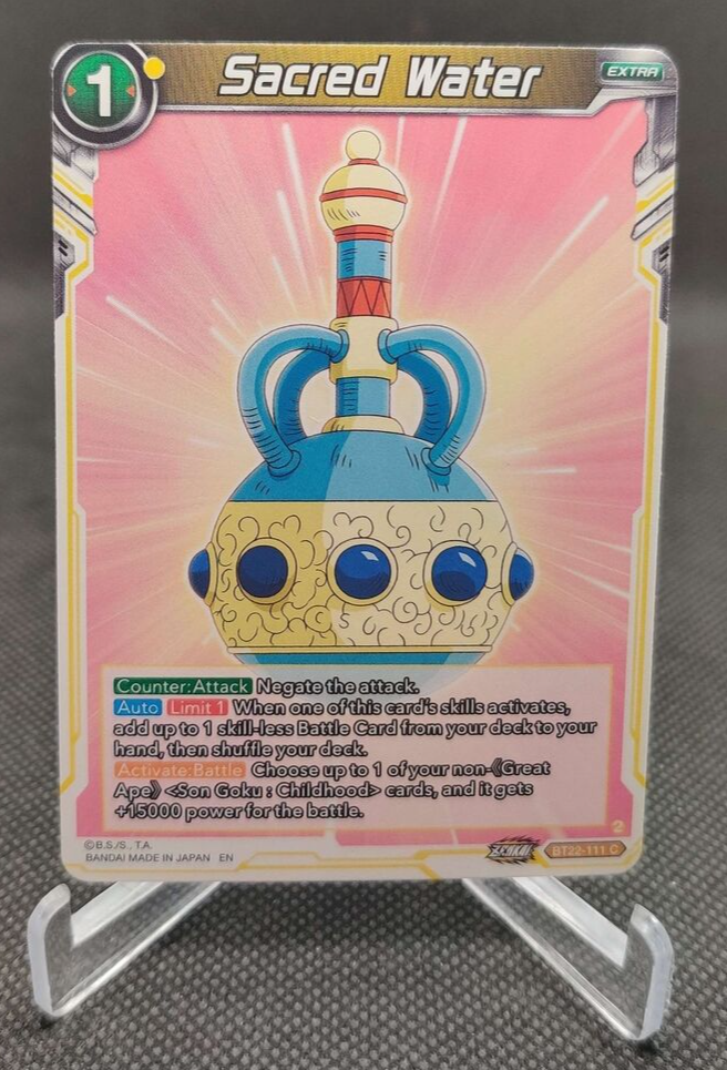 Dragon Ball Super Sacred Water Common Critical Blow DBZ TCG CCG