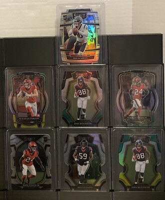 22 Panini Select Houston Texans Die Cut Lot 7 Cards Mills RC, Metchie RC, & More