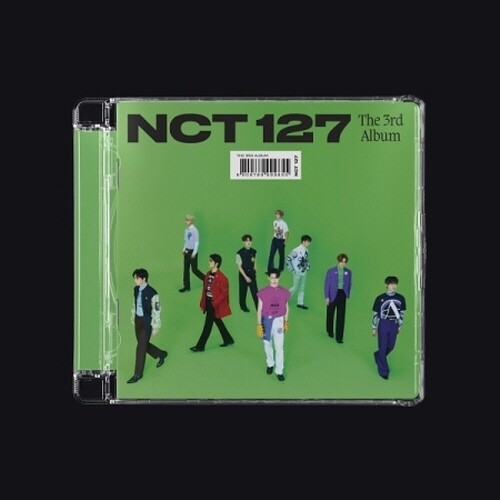 NCT 127 Sticker Jewel Case Version CD+Poster+Booklet+Photocard+Lyric+Gift K-POP