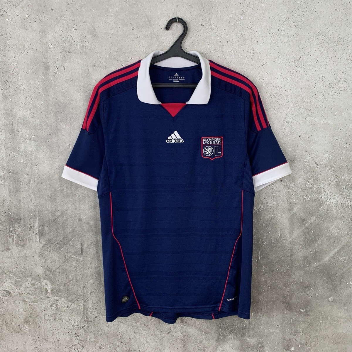 OLYMPIQUE LYONNAIS 2011 2012 AWAY FOOTBALL SHIRT ADIDAS LYON