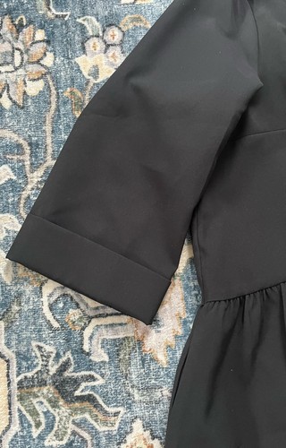 Tuckernuck Crepe Royal Shirt Dress in Black Women’s Size Large NWT- Pockets - Picture 7 of 13