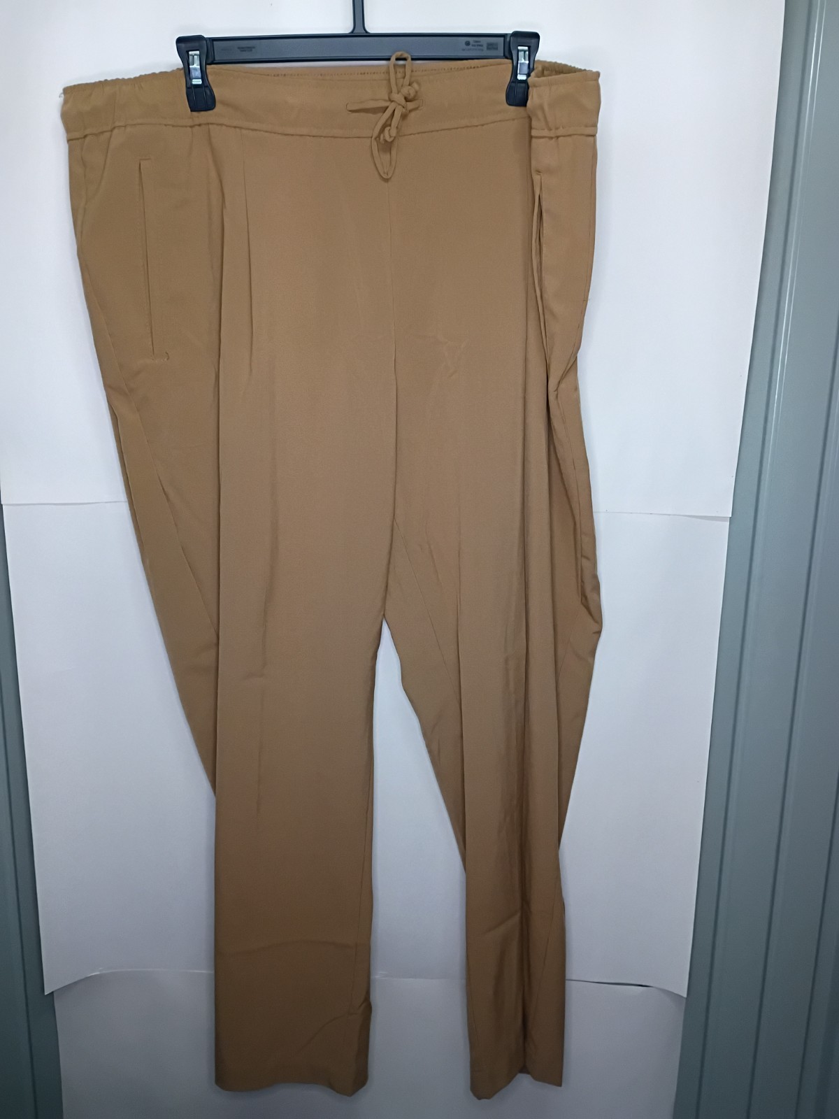 Old Navy Billie Womens High-Rise Comfort Waistband Pants XL Tan 0031