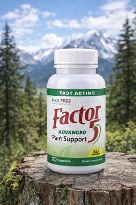 Med Free Living Factor 5 Advanced Joint Muscle Support 120 Capsules
