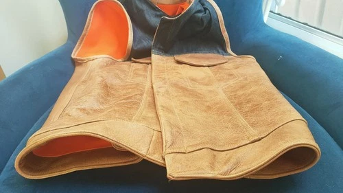 Grifter Masterson leather motorcycle vest image 3