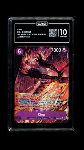 King (Alternate Art) graded TAG 10 for sale on eBay