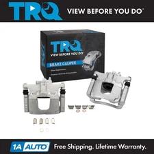 TRQ New Rear Disc Brake Caliper with Bracket & Hardware Pair for Dodge Jeep