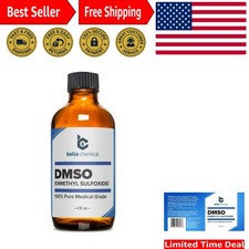 Versatile 4 oz. DMSO: Effective Topical Solution  Solvent in a Compact Package