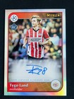 2024-25 Topps Merlin UEFA Rookie Auto Tygo Land #AU-TL Refractor RC AK001