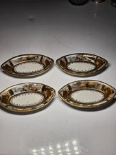 vintage nippon hand painted open salt cellar