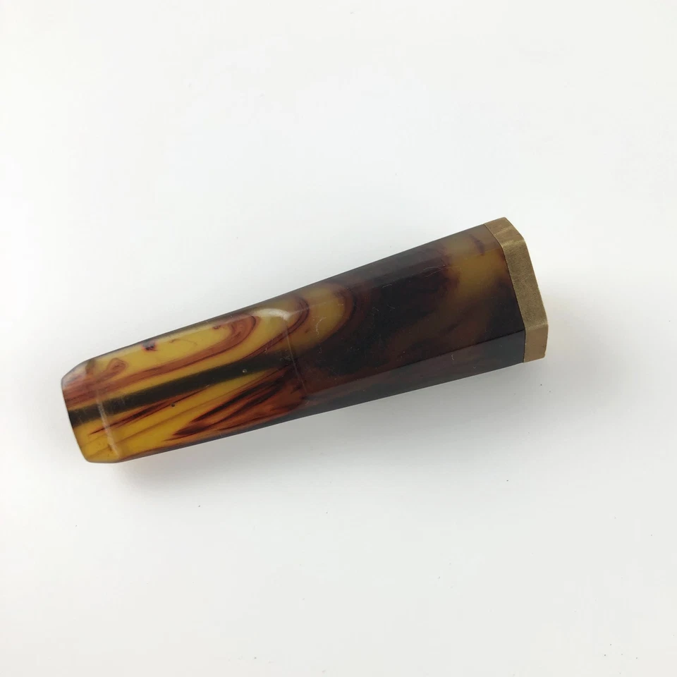 Vintage Amber Cigarette Mouthpiece, Catalin Cigarette Holder Tobacciana - Image 3 of 4