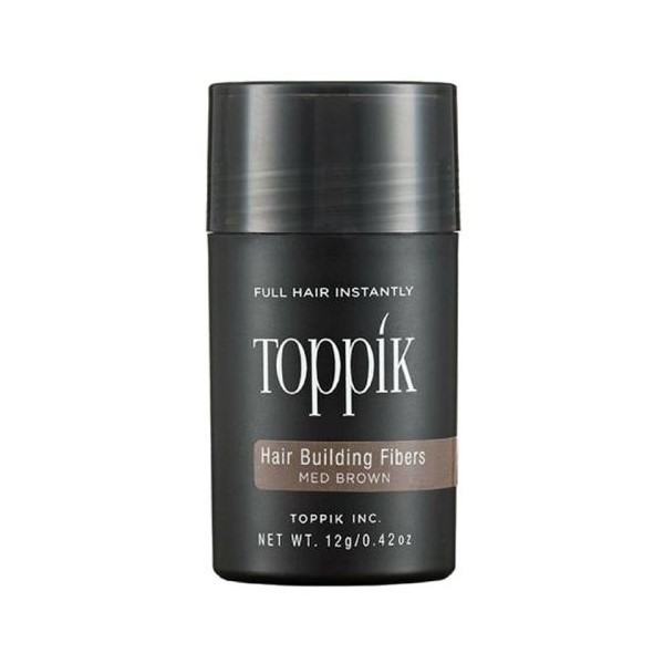 Toppik Medium Brown 12g: Microfibre Cheratina Professionali Castano