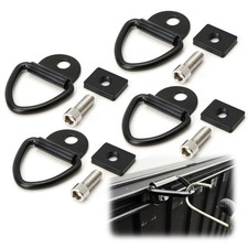 4 Truck Bed Rail Tie Down D-ring Cargo Cleat For Tacoma Tundra