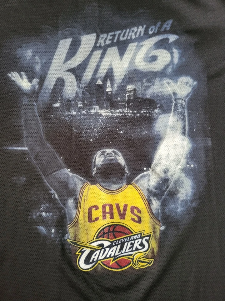 Camiseta Majestic Lebron James Return Of The King Youth GG - Imagem 2 de 4