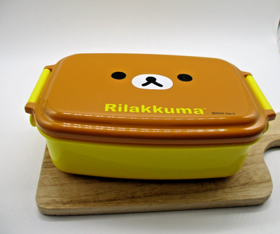 Rilakkuma Face OSK 500ml Lunch Box Bento Made in JAPAN RIF PL-1R 169×104×H58m