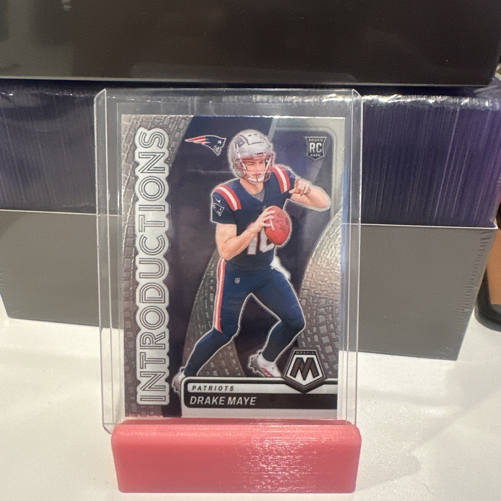 2024 Panini Mosaic - Introductions Drake Maye #1 (RC)