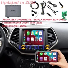 Wireless Apple CarPlay / Wired Android Auto Kit For Jeep/ Dodge 2014-2020