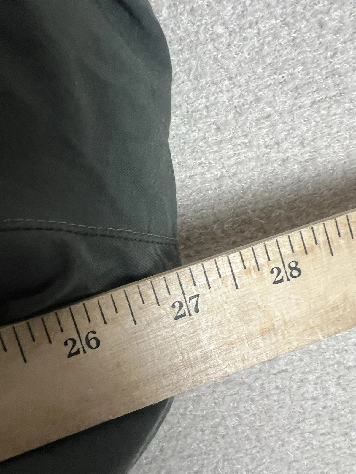 Stanley Blacker Vintage Green Trench Coat Size XXL Men's Black Wool Linen - product detail image 8