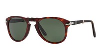 Persol PO0714 Steve Mcqueen Havana Green Folding Sunglasses 54mm - NEW