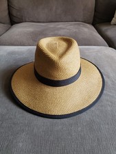 Eric Javits Suncrest Visor Fedora Adjustable Straw Hat - NEW UNWORN  295 MSRP