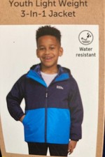 Eddie Bauer Boy's 3-in-1 Jacket, Size: M 10/12 , Blue