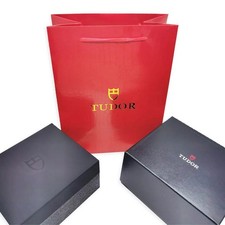 Tudor Black Watch Box Set: Red Bag, Cards Inc...